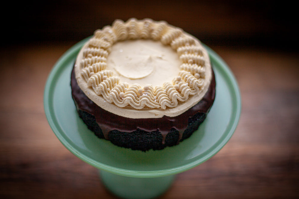 Chocolate Mint Cream Cake