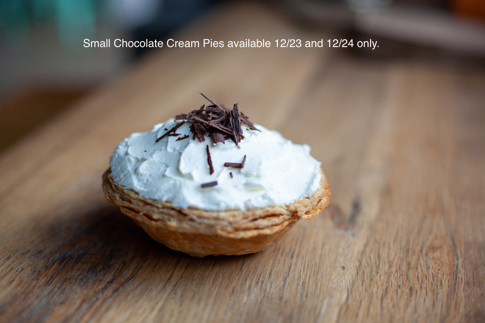 SMALL Chocolate Cream Pie Available 12/23 & 12/24 ONLY