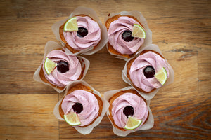 Blackberry Lime Cupcakes Available Fridays- Sunday Last Day 8/25