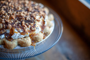 Large Hazelnut Caramel Crunch Cream Pie 12/23 & 12/24 & Fri-Sunday ONLY